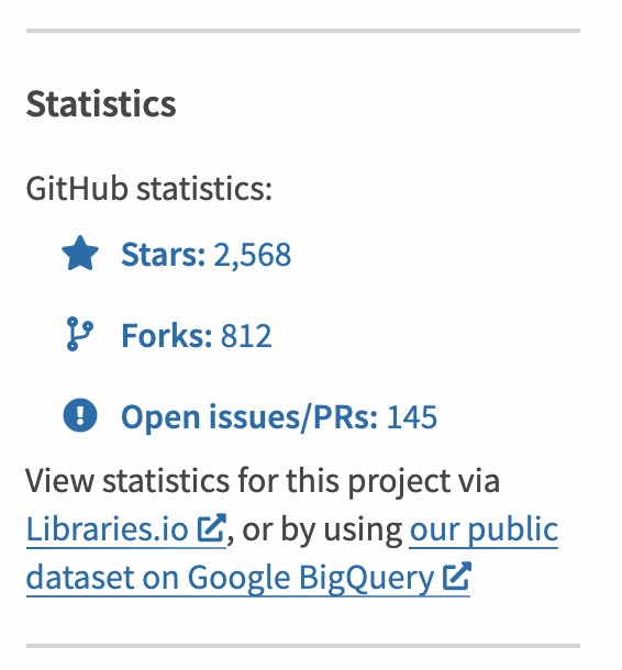 PyPI Github Stats